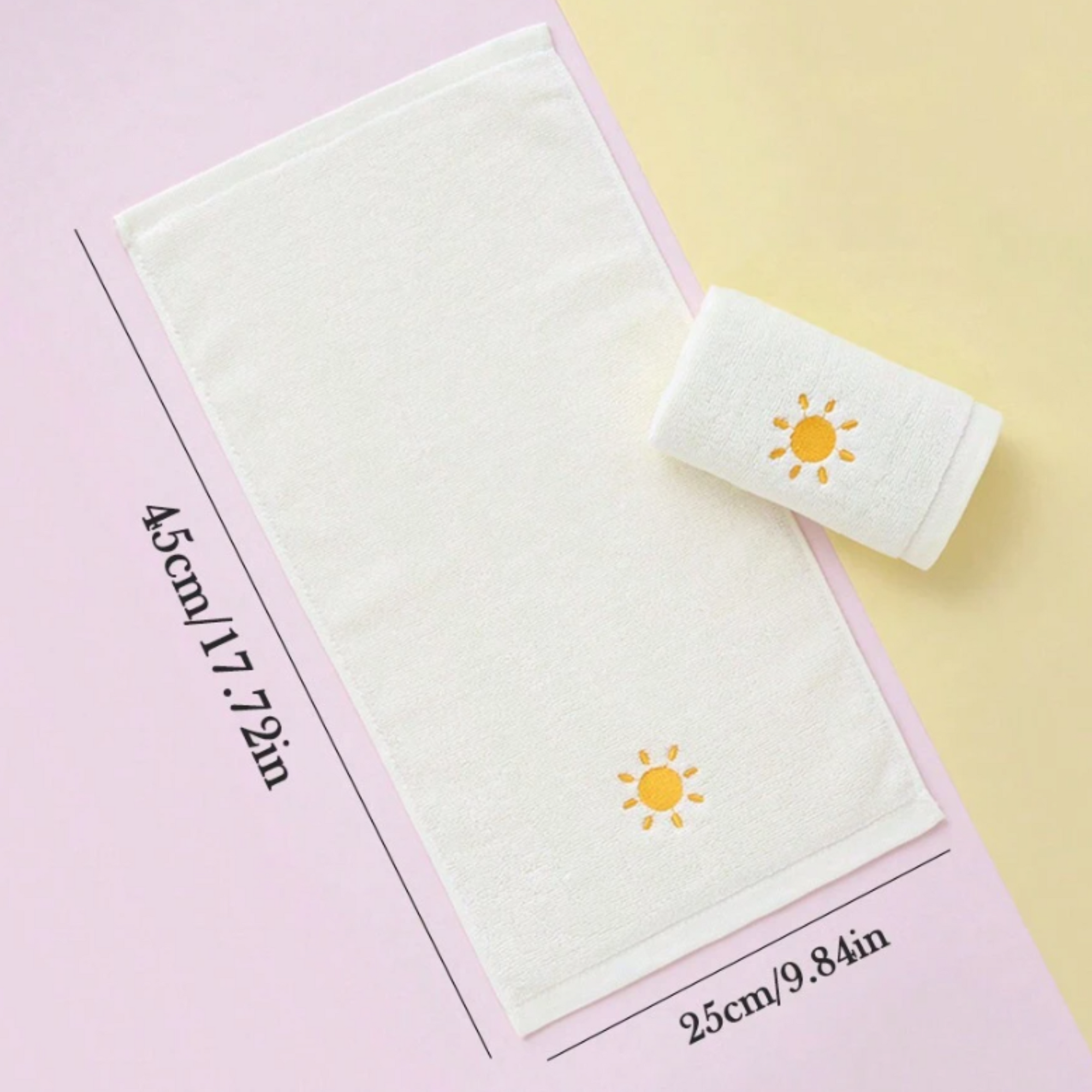 hand towel dimensions
