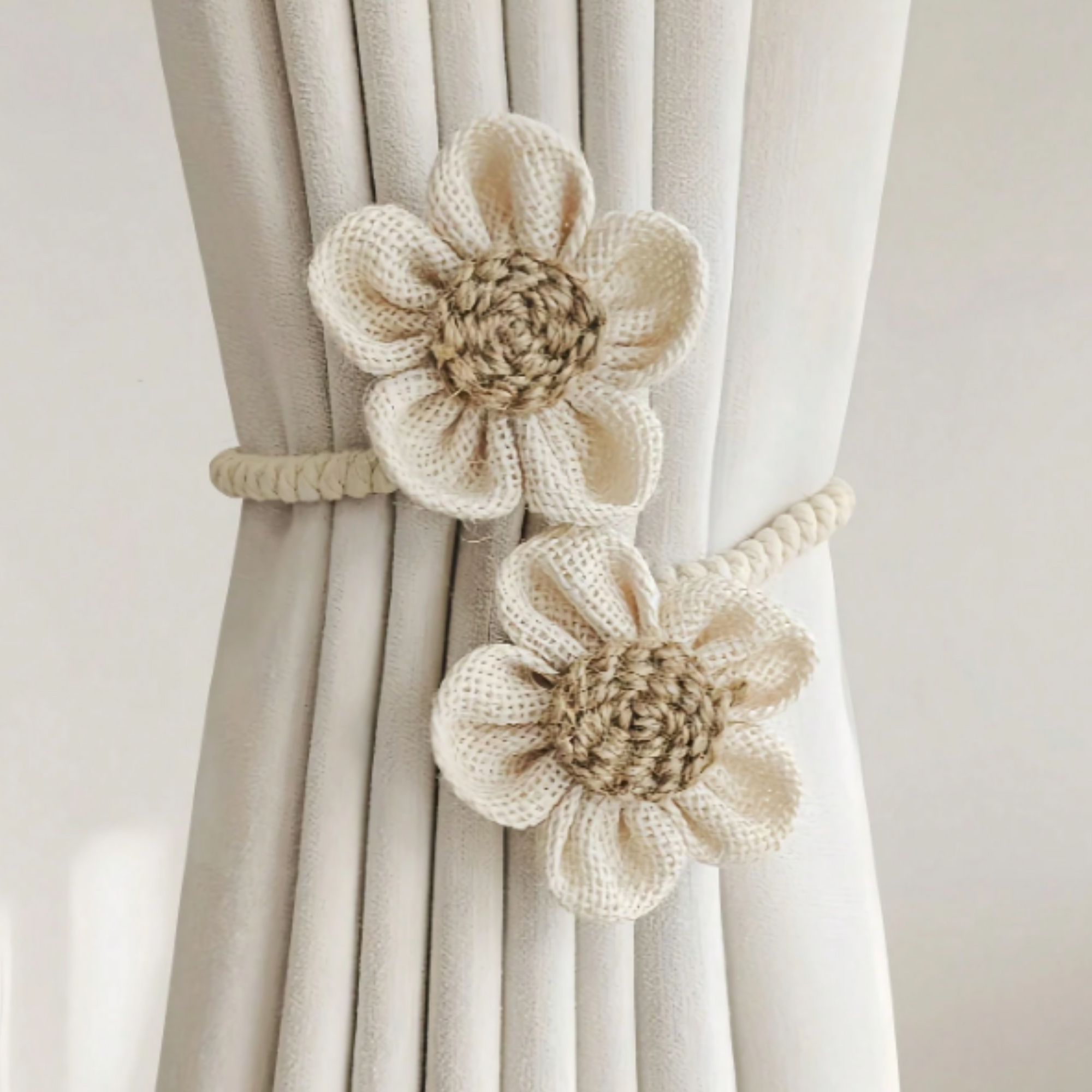 handmade curtain tie back