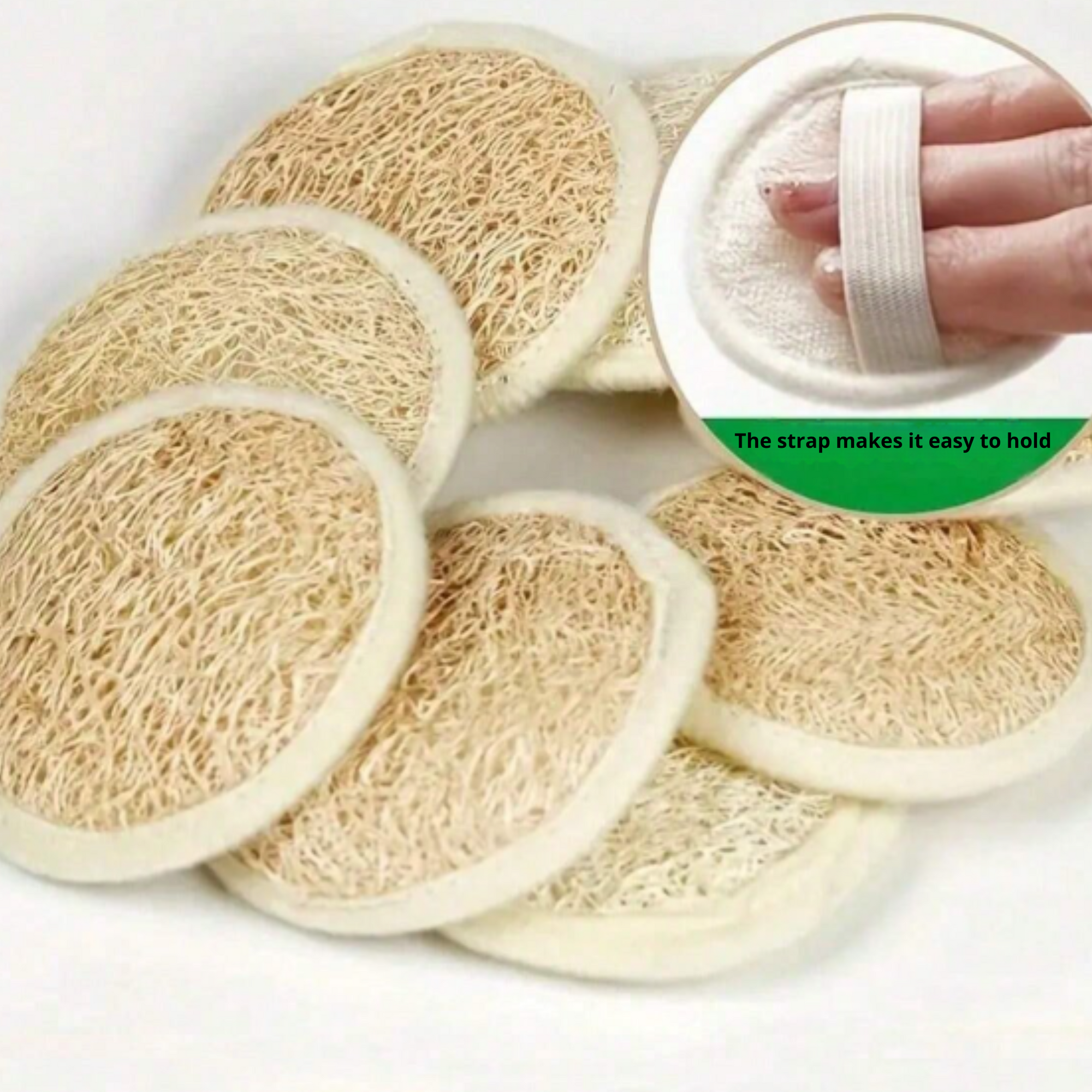 natural loofah for face