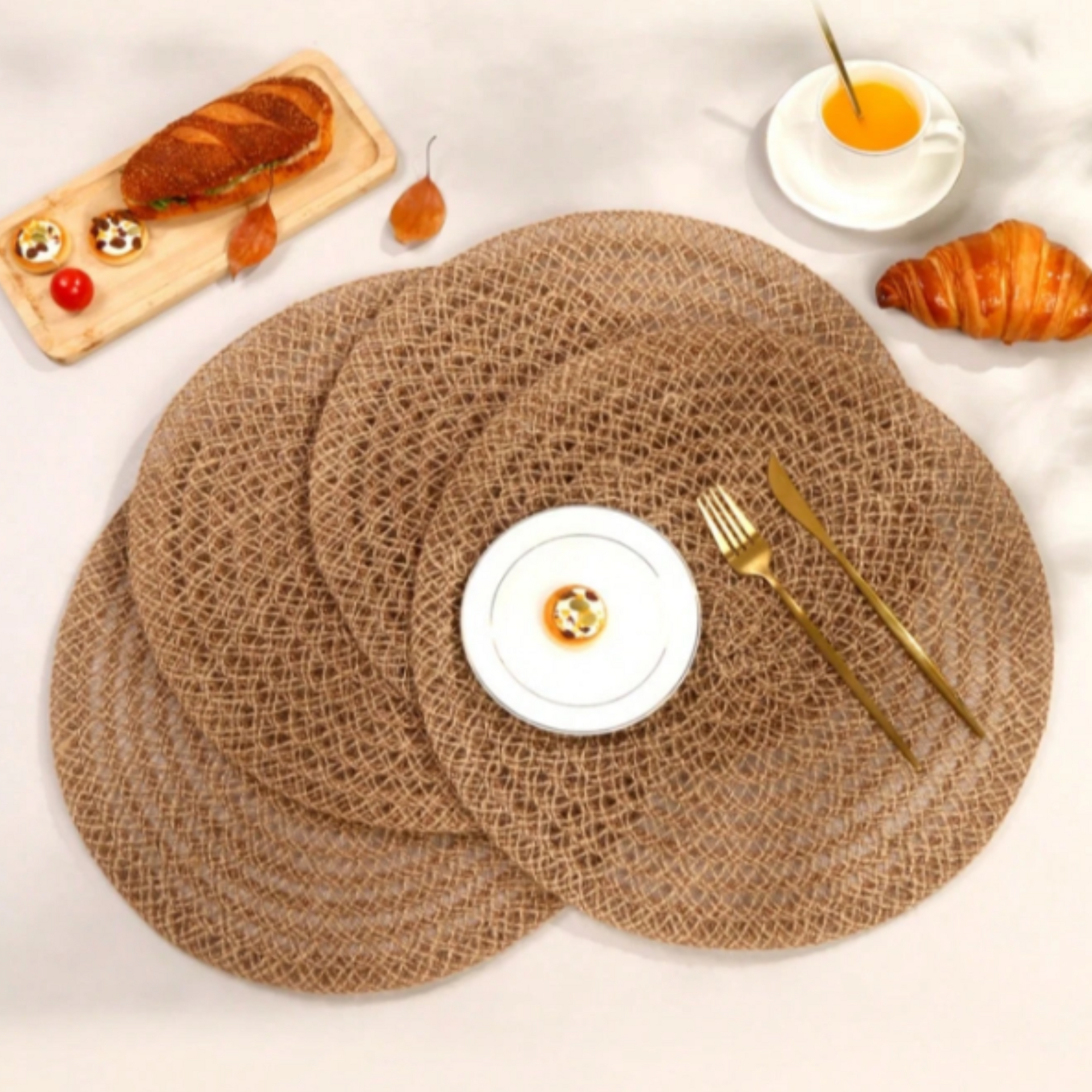 natural woven placemats