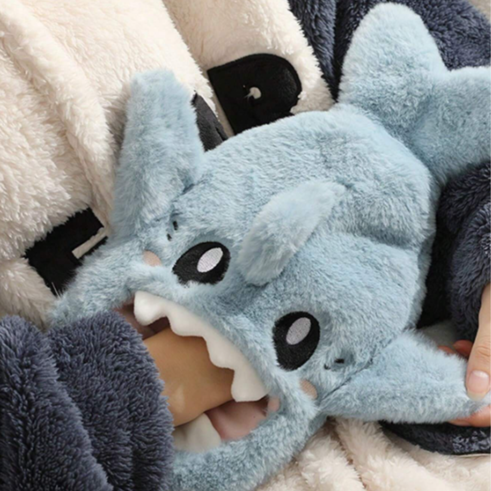 plush hot water bottle