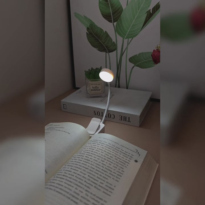 Rechargeable Clip-On Mini LED Reading Lamp