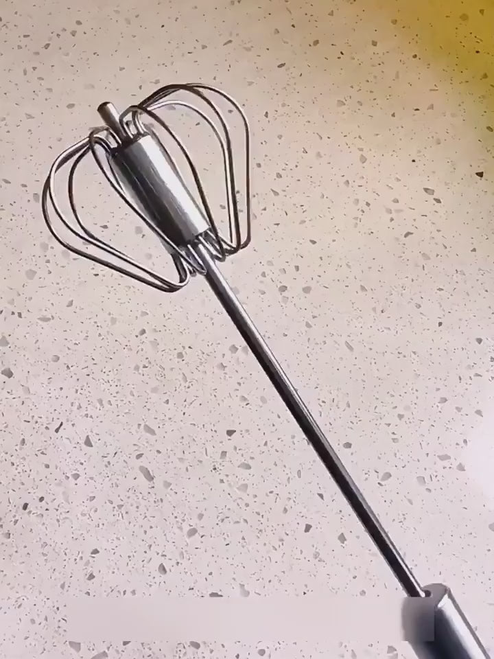 Semi-Automatic Stainless Steel Rotary Whisk
