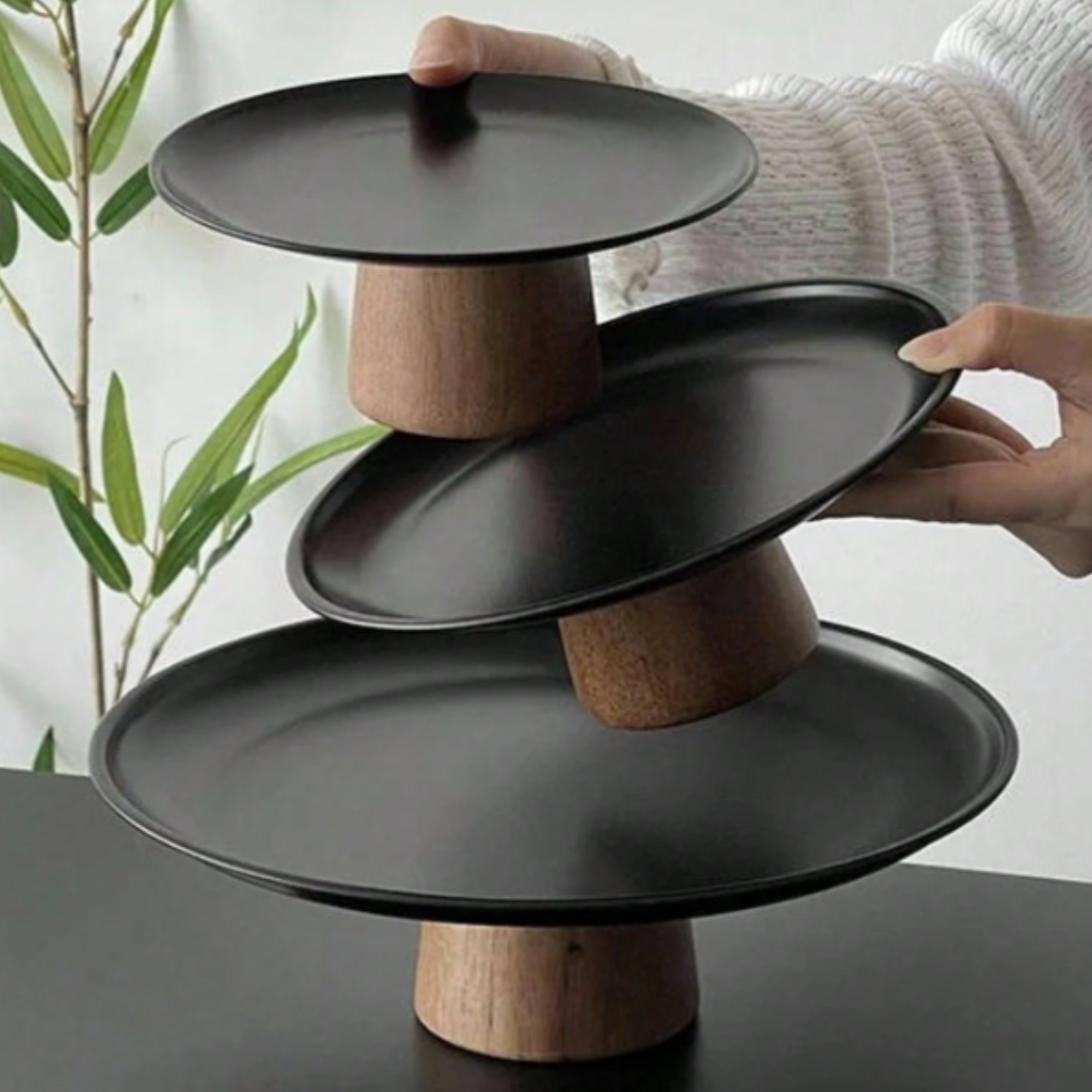 stainless steel cake stand