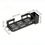 No-Drill Wall-Mounted Bathroom Shelf