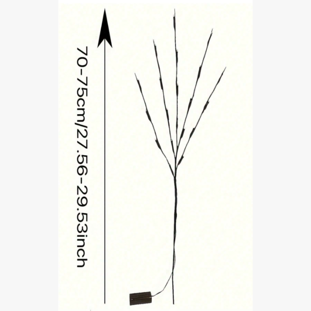 LED branch light dimensions