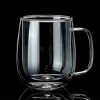borosilicate glass coffee mug 