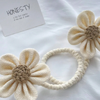 flower curtain holdback