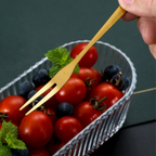 fruit eating forks