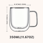 glass coffee mug dimensions