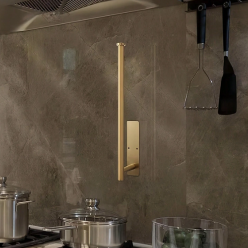 kitchen roll holder gold