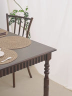 natural round placemats