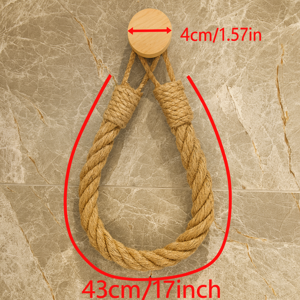 rope toilet roll holder