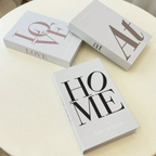 set of 3 decorative books