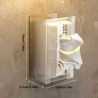 wall mounted tissue box dimensions