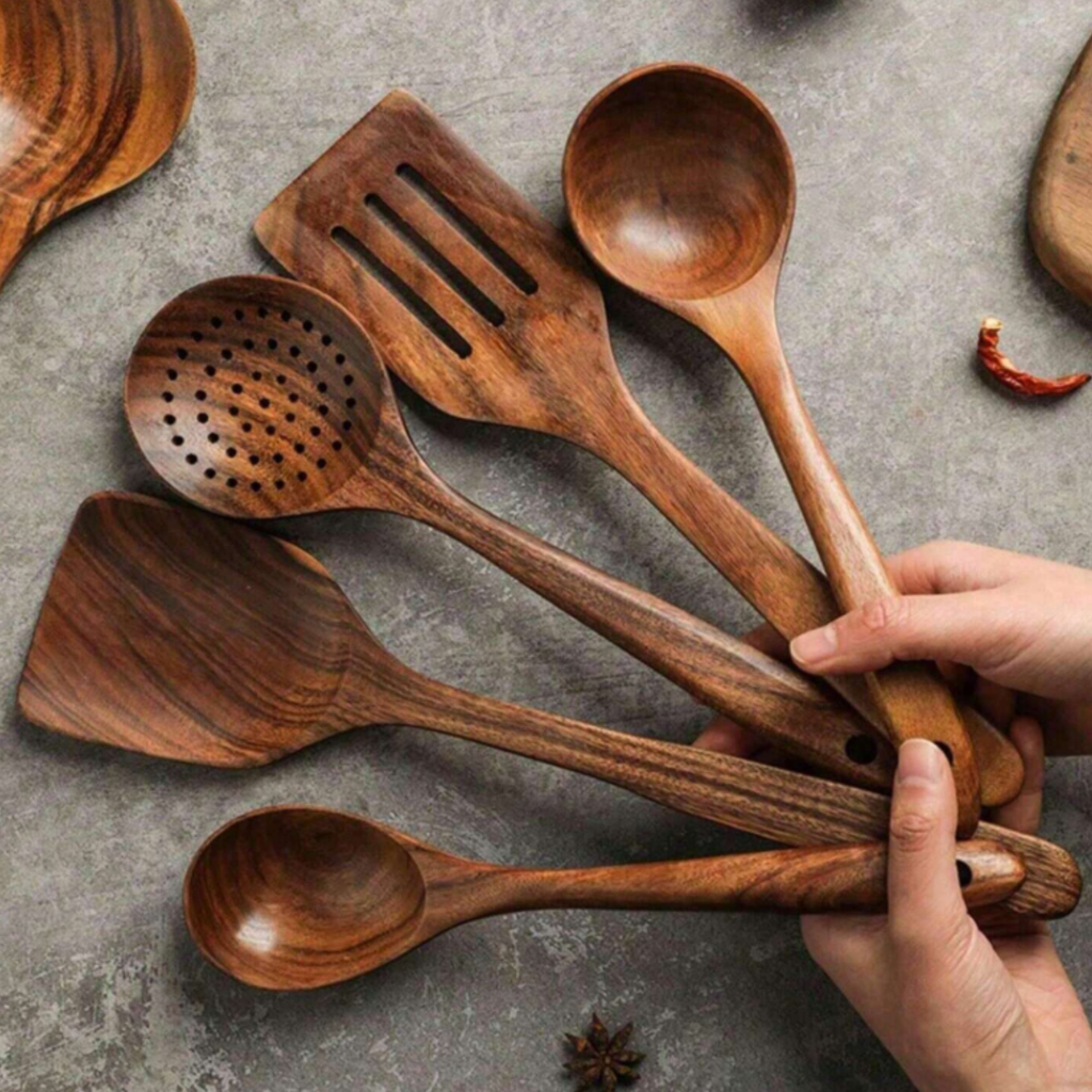 wooden cooking utensils