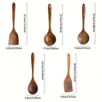 wooden utensils dimensions